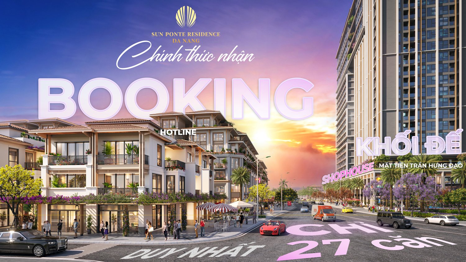Shophouse Khối Đế The Ponte - Dự án Sun Ponte Resodence Đà Nẵng - 4-2024